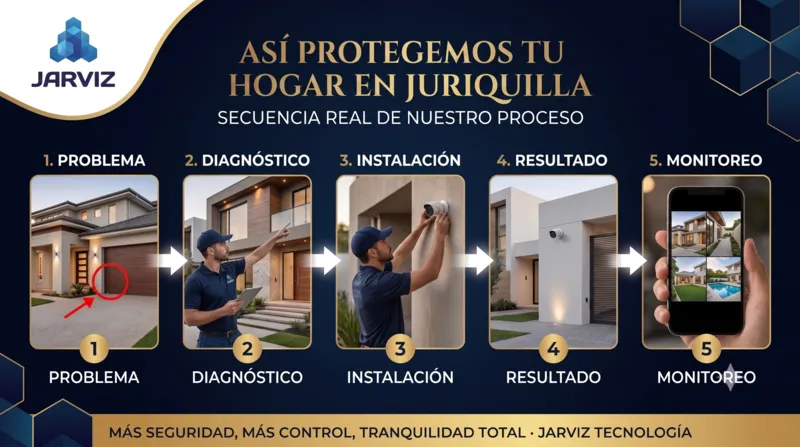 Así instalamos tus cámaras en Juriquilla - Proceso JARVIZ Tecnología