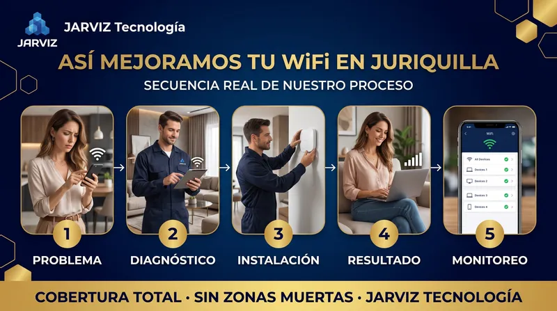 Así instalamos WiFi Mesh en tu casa en Juriquilla - Proceso JARVIZ Tecnología