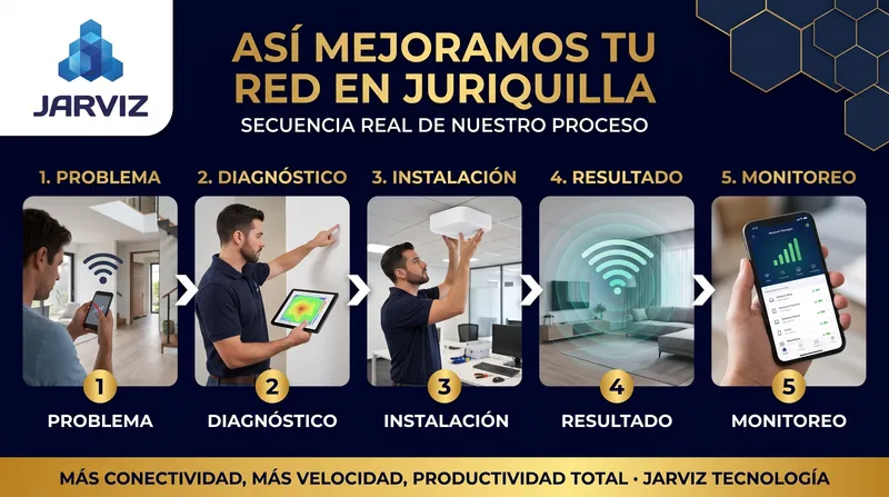 Así mejoramos tu red en Juriquilla - Proceso JARVIZ Tecnología